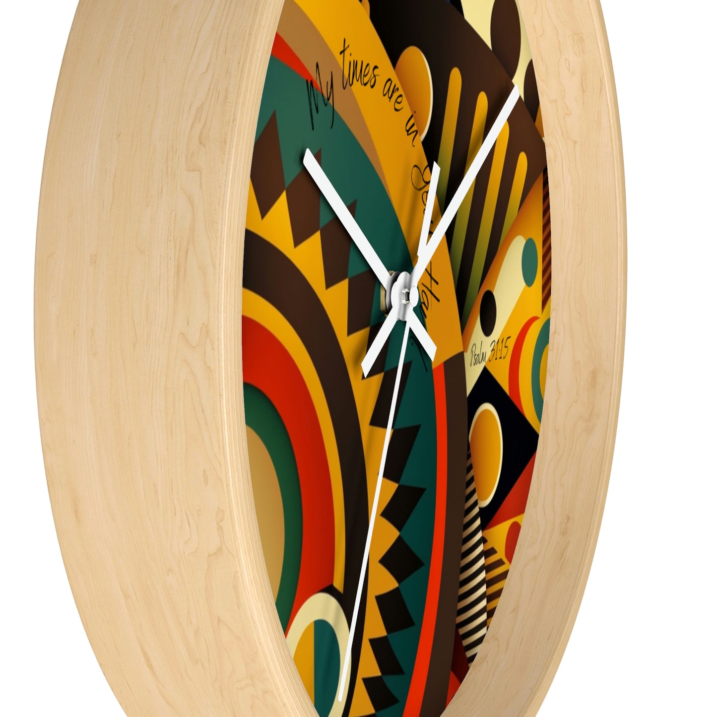 My Times Are in Your Hand" African Wall Clock
