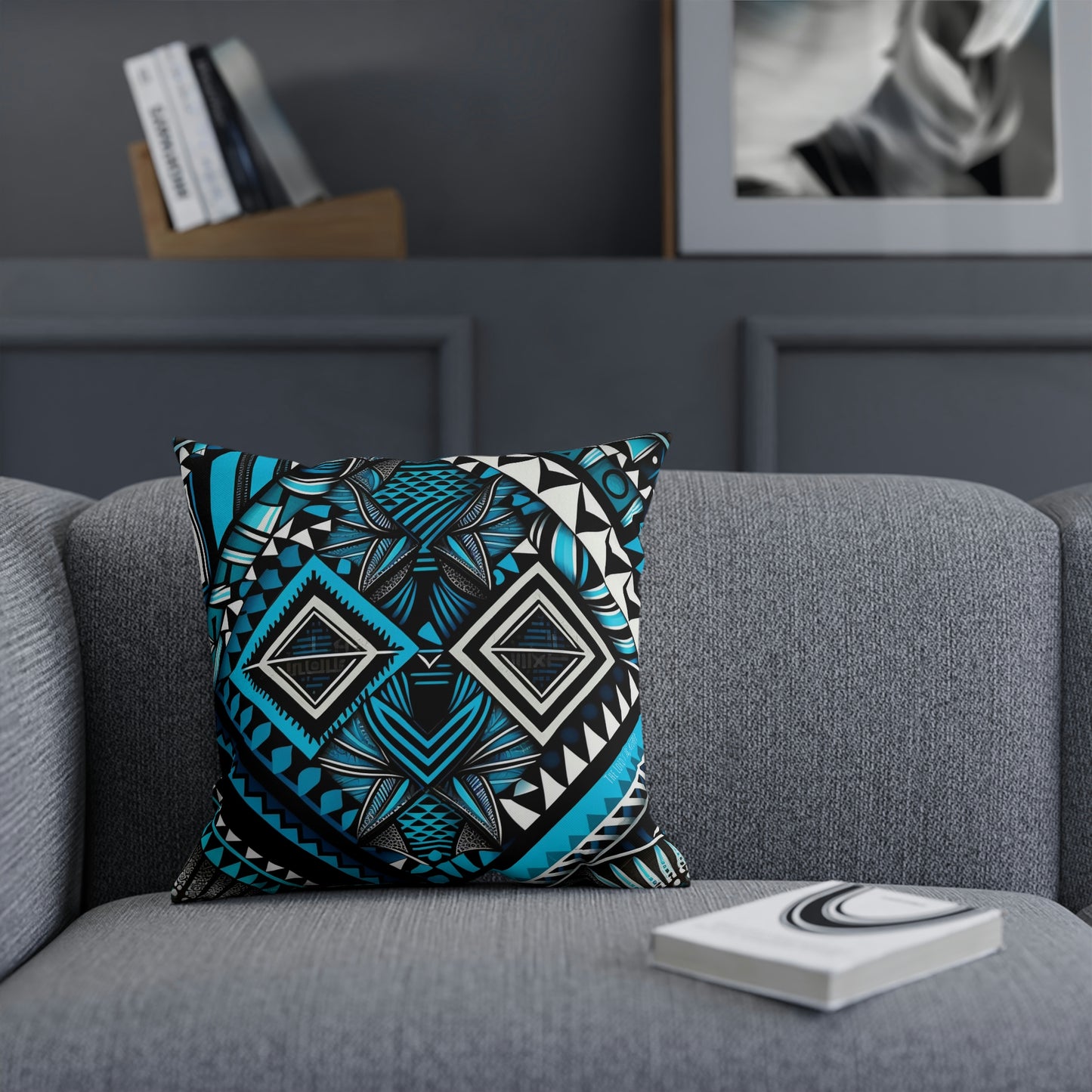 The Lord's my keeper: African-Patterned Cushion with Uplifting Message
