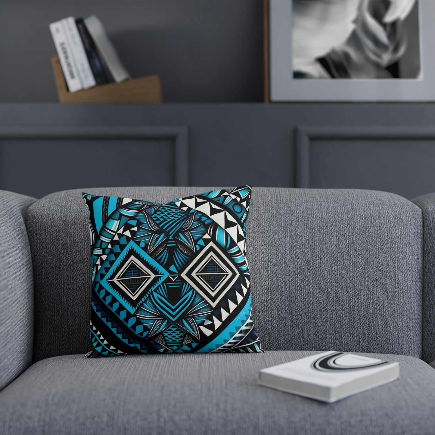 The Lord's my keeper: African-Patterned Cushion with Uplifting Message
