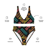 Motif high-waisted bikini