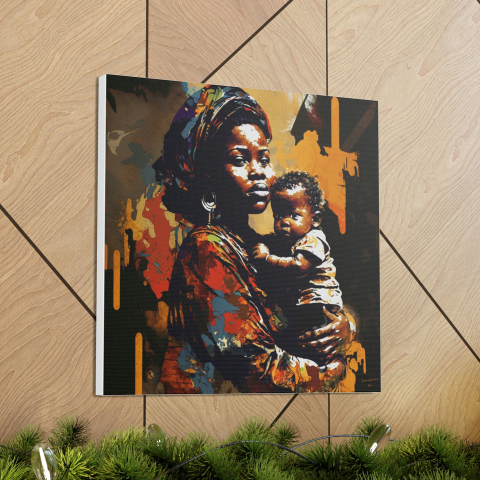 A Mother's Love: Beautiful Canvas for Women and Children