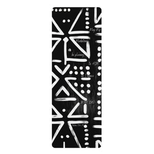 African Print Exercise Mat: Meditate on the Word