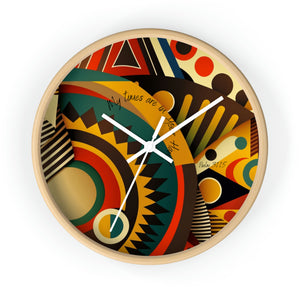 My Times Are in Your Hand" African Wall Clock