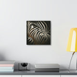 African Zebra Print Canvas: Jesus Loves You