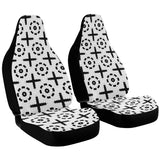 African Inspired Cross Print Car Seat Cover - AOP