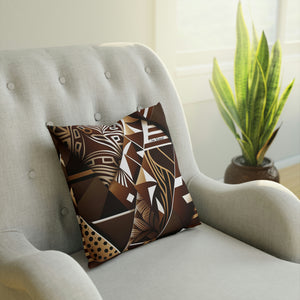 Blessed African Print Cushion: Celebrating Abundance and Gratitude