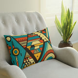 Faithful African Print Cushion: Trusting in the Promises of God