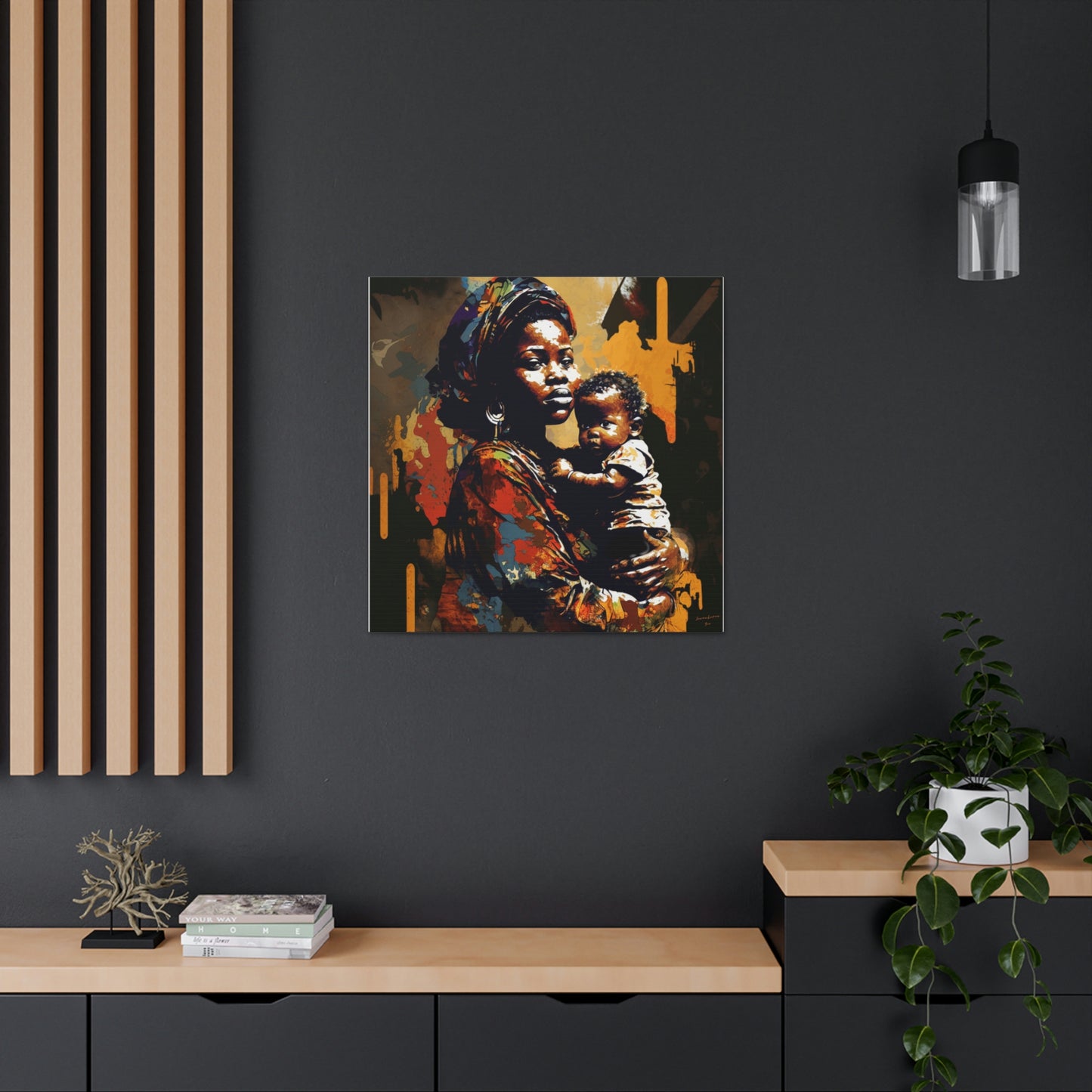 A Mother's Love: Beautiful Canvas for Women and Children