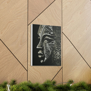 African Face Mask Canvas