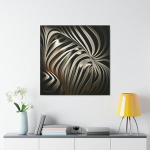 African Zebra Print Canvas: Jesus Loves You