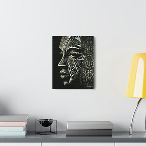 African Face Mask Canvas