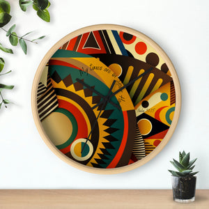 My Times Are in Your Hand" African Wall Clock