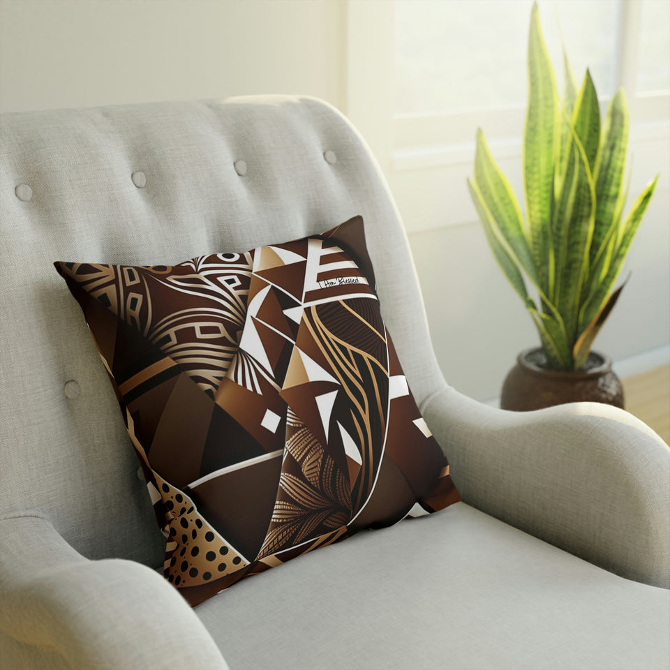 Blessed African Print Cushion: Celebrating Abundance and Gratitude