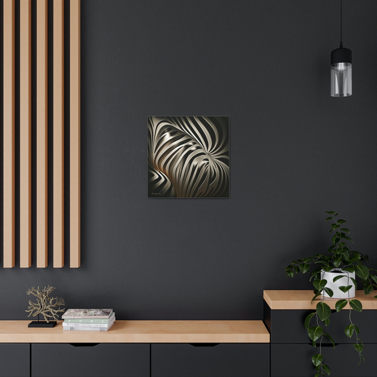 African Zebra Print Canvas: Jesus Loves You