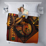 African Sleeping Beauty Inspired Psalm 91 Blanket– AOP