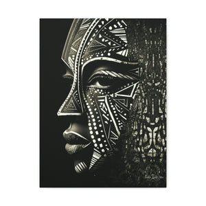 African Face Mask Canvas