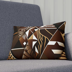 Blessed African Print Cushion: Celebrating Abundance and Gratitude