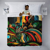 African Print Inspired Fruitful Blanket – AOP