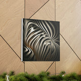 African Zebra Print Canvas: Jesus Loves You