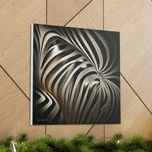 African Zebra Print Canvas: Jesus Loves You