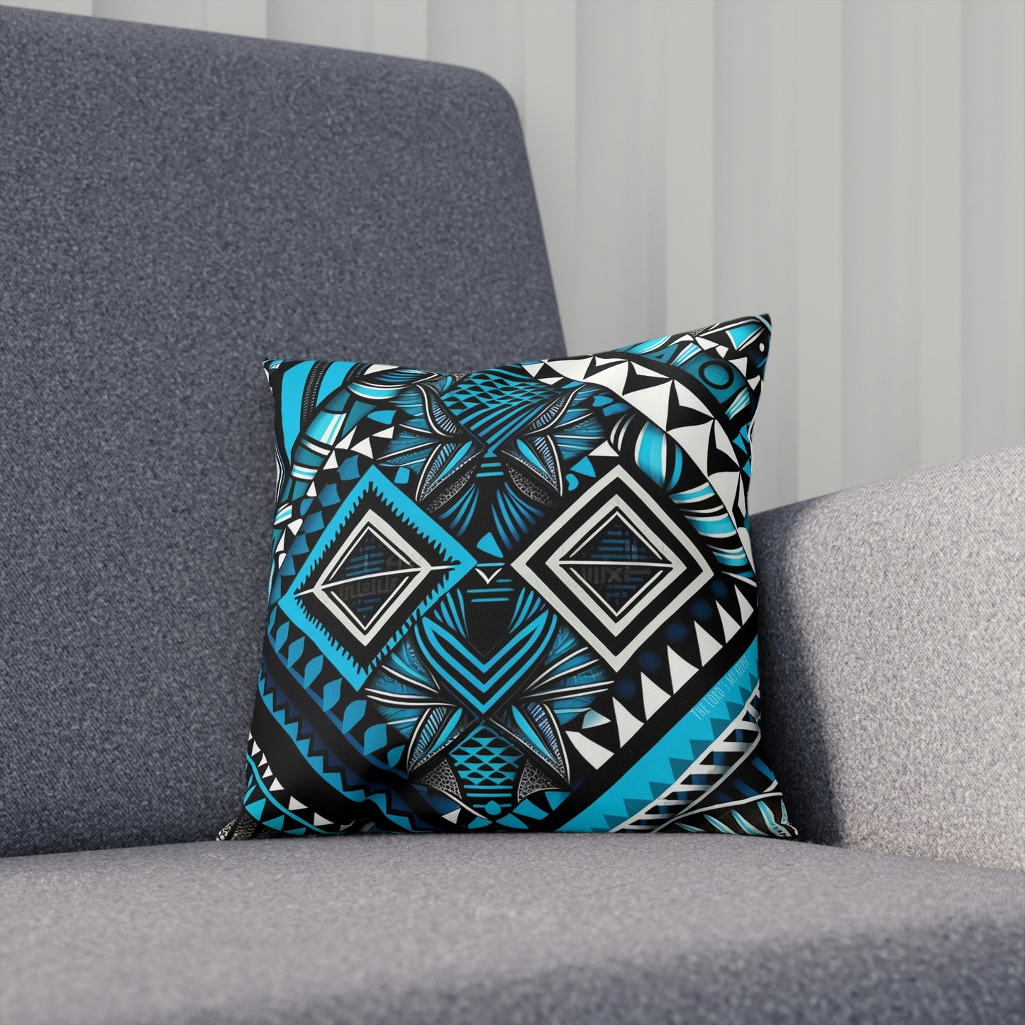 The Lord's my keeper: African-Patterned Cushion with Uplifting Message