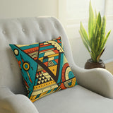 Faithful African Print Cushion: Trusting in the Promises of God