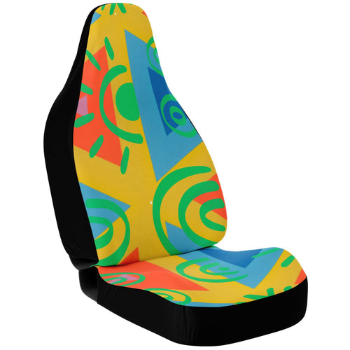 African Inspired kaleidoscope Car Seat Cover - AOP