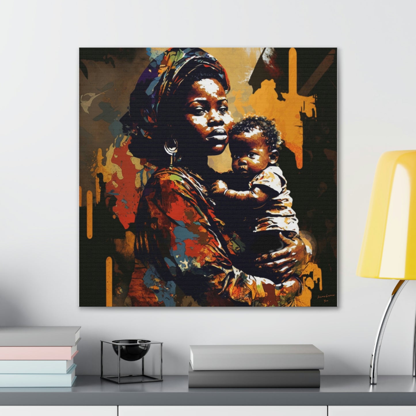 A Mother's Love: Beautiful Canvas for Women and Children