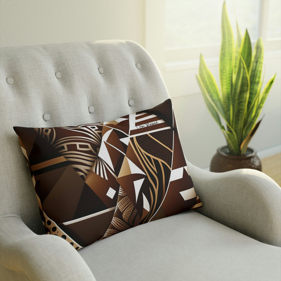 Blessed African Print Cushion: Celebrating Abundance and Gratitude