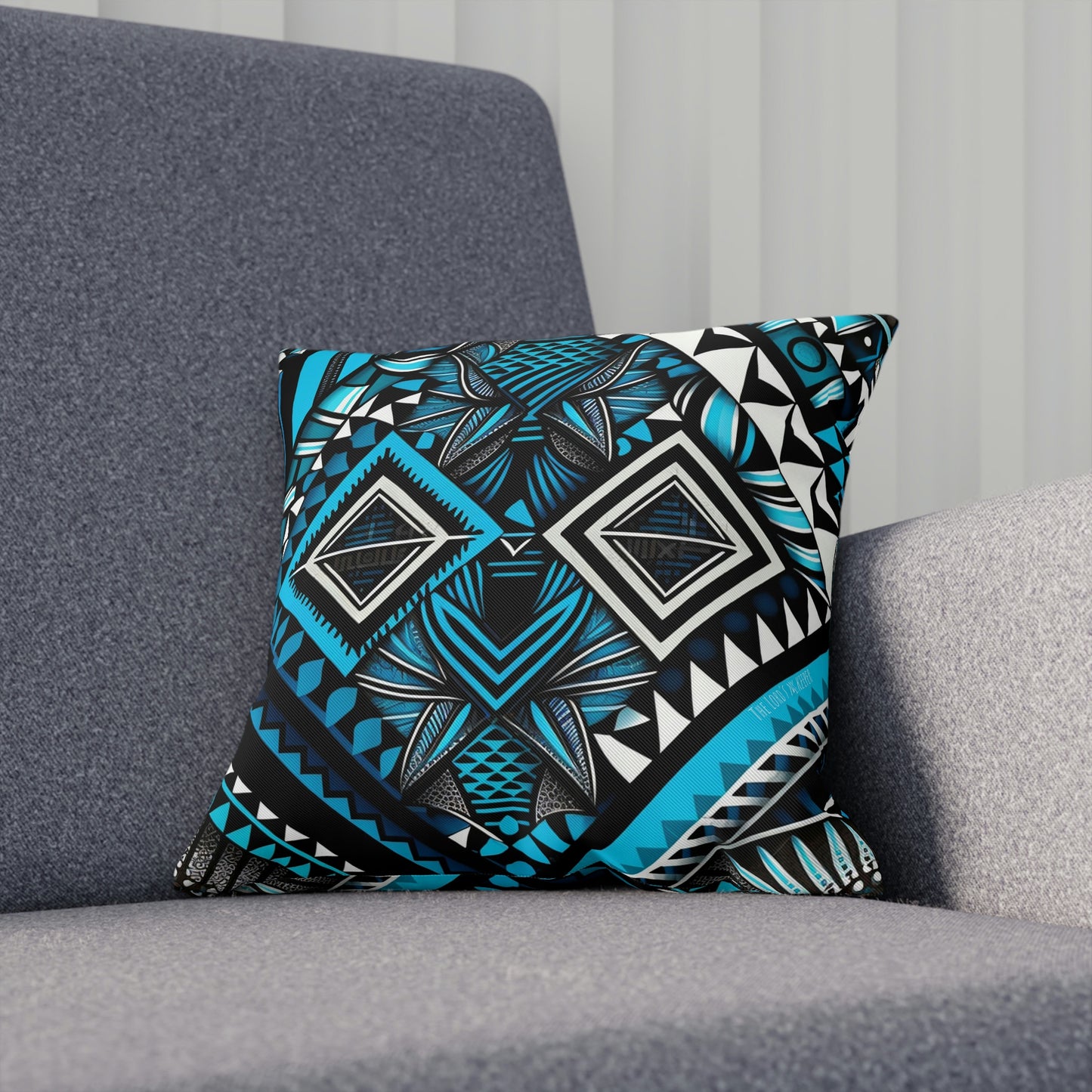 The Lord's my keeper: African-Patterned Cushion with Uplifting Message