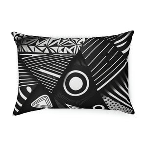 Jesus Loves You: African-Patterned Cushion with Uplifting Message.