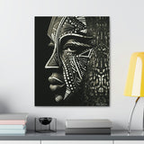 African Face Mask Canvas