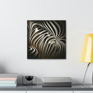 African Zebra Print Canvas: Jesus Loves You