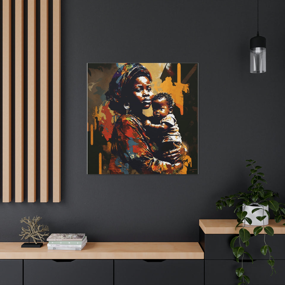 A Mother's Love: Beautiful Canvas for Women and Children