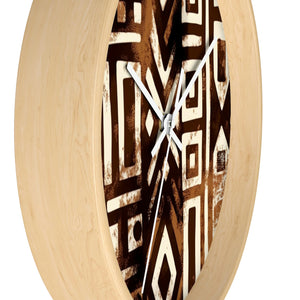 Psalm 31:15 African Print Wall Clock