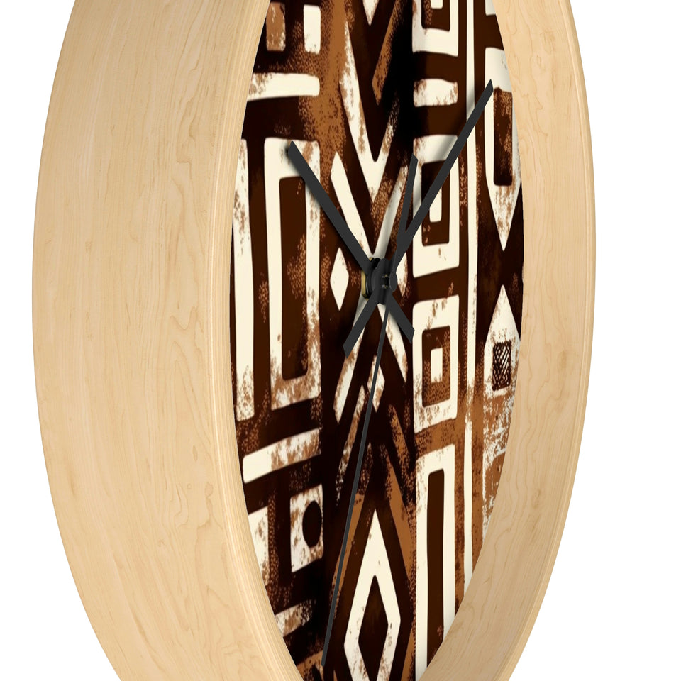 Psalm 31:15 African Print Wall Clock