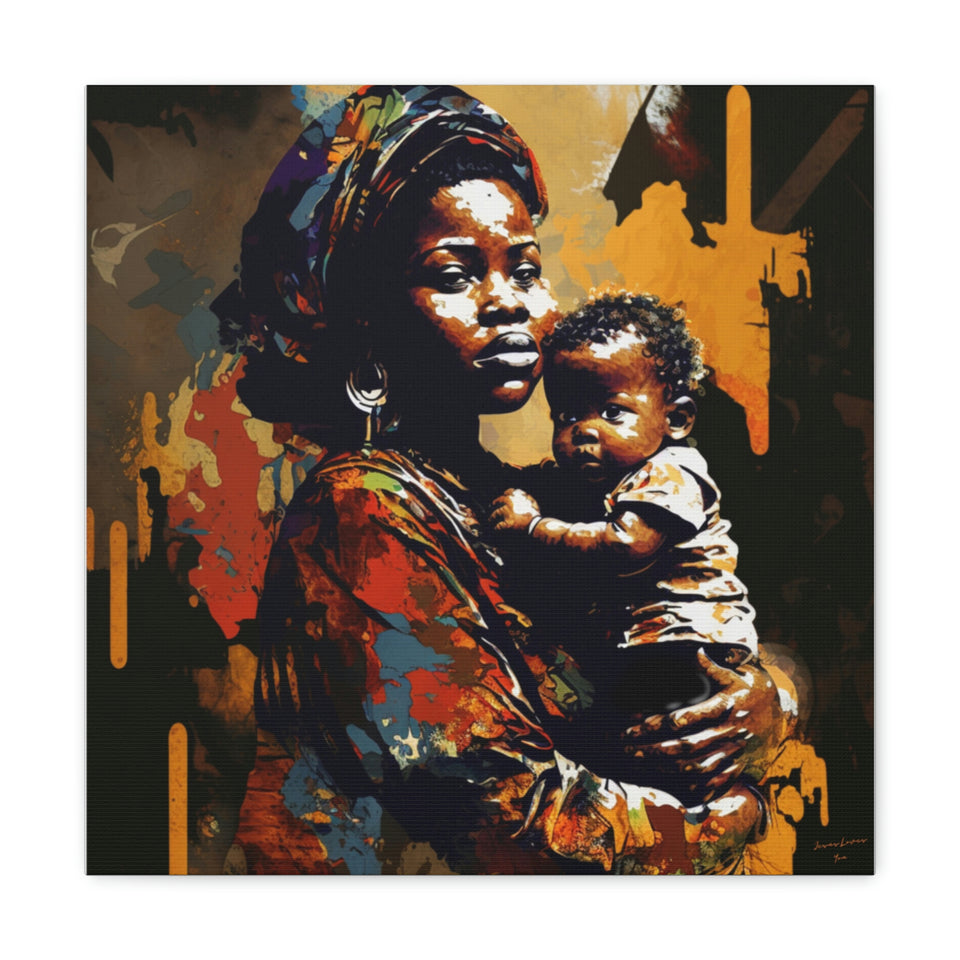 A Mother's Love: Beautiful Canvas for Women and Children