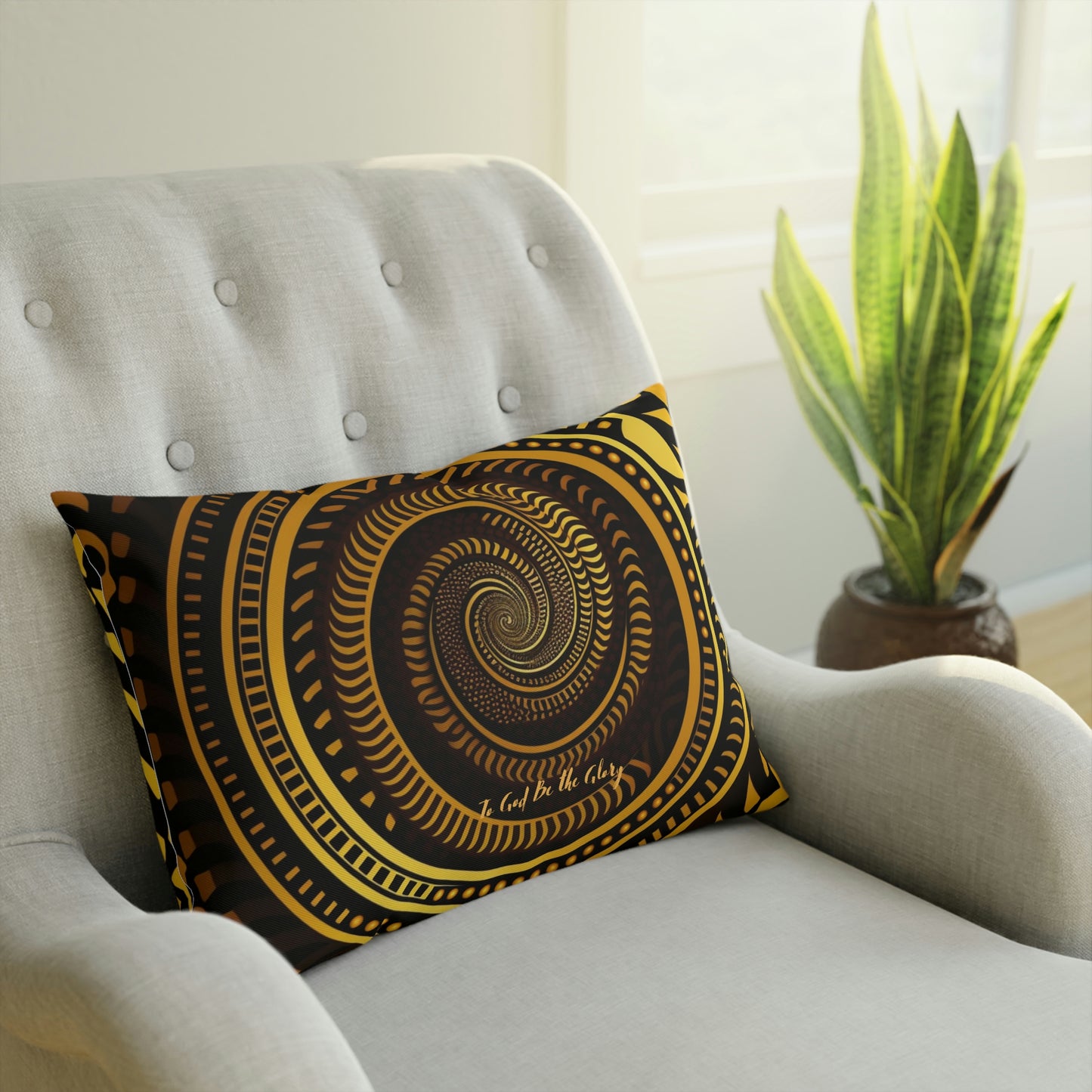 Glory Cushion: A Beautiful Reminder of God's Grace and Blessings"
