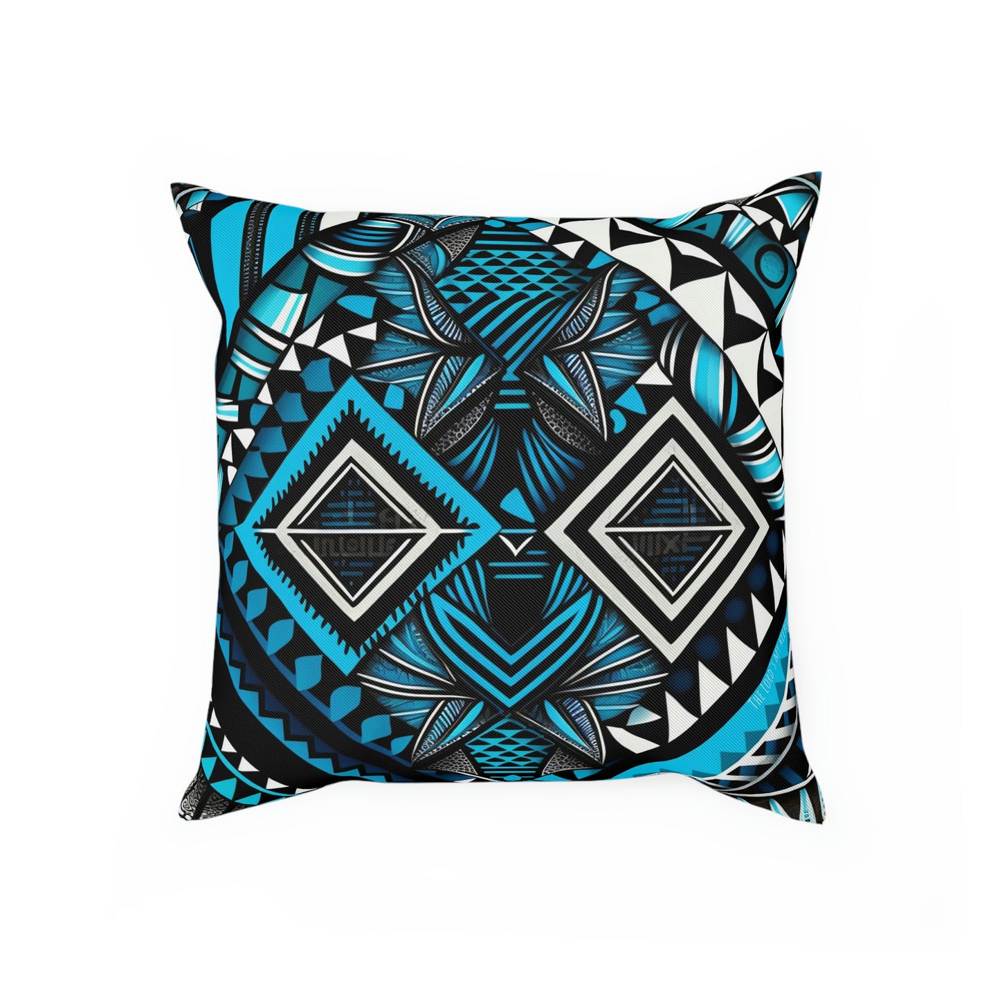 The Lord's my keeper: African-Patterned Cushion with Uplifting Message