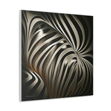 African Zebra Print Canvas: Jesus Loves You