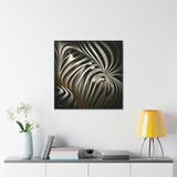 African Zebra Print Canvas: Jesus Loves You