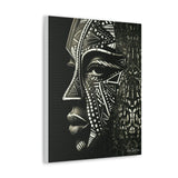 African Face Mask Canvas