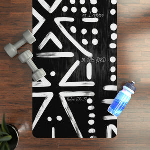 African Print Exercise Mat: Meditate on the Word