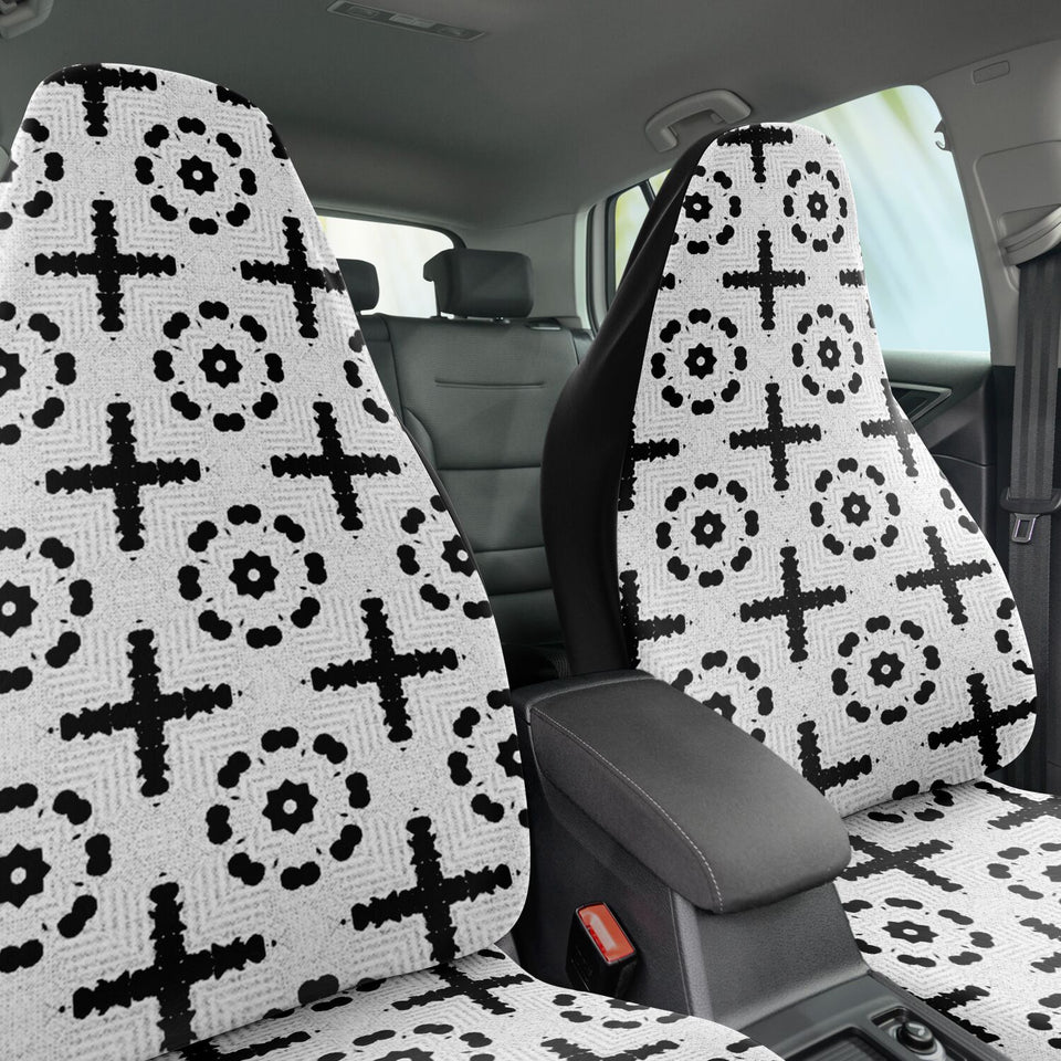 African Inspired Cross Print Car Seat Cover - AOP