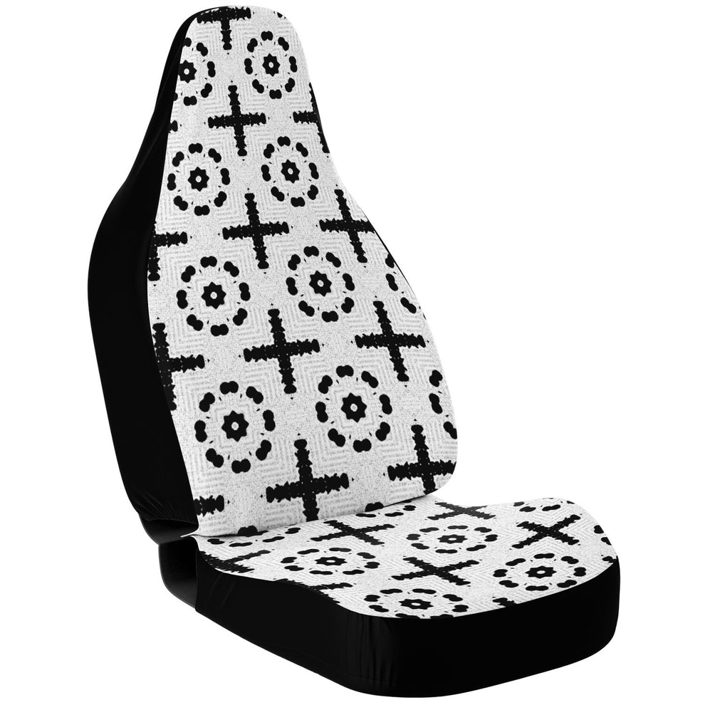 African Inspired Cross Print Car Seat Cover