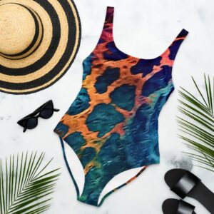 all over print one piece swimsuit white front 6477e9200dd46
