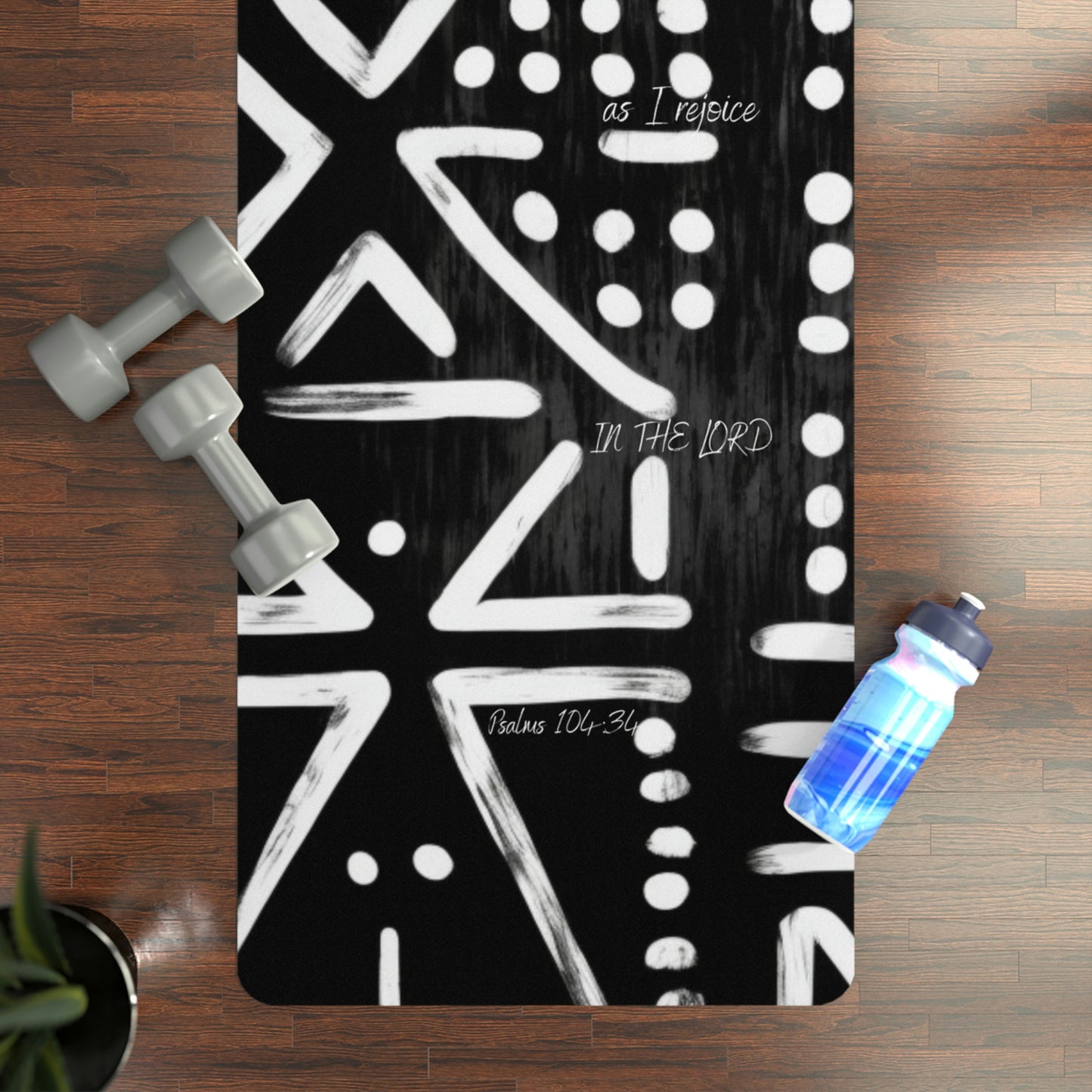 african-print-exercise-mat-meditate-on-the-word